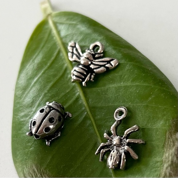 Vintage Jewelry - ⭐️ Bundle of 3 Sterling Silver Insect Charms